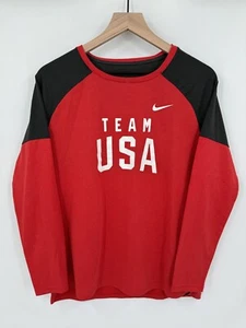 Nike Dri-Fit Women’s Medium Team USA United States Olympic Long Sleeve T-Shirt - Picture 1 of 6