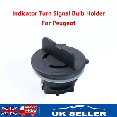 Indicator Turn Signal Bulb Holder # 621546 For Peugeot 207 307 407 607 807 1007 - Image 1 of 4