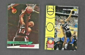 2 tarjetas de baloncesto Dennis Rodman 93 UD como nuevas y 93 ultra casi nuevas - Imagen 1 de 2