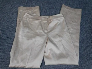 Ann Taylor pants 2 Petites beige margo straight chino classic womens - Picture 1 of 12
