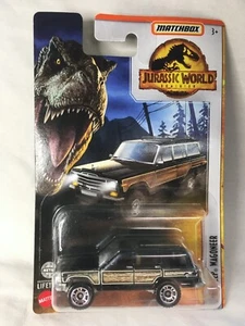 Matchbox Jurassic World 1989 Jeep Grand Wagoneer - W/ Trailer Hitch! - Picture 1 of 5