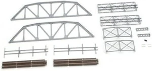 Atlas 2071 N Scale Code 55 Truss Bridge Kit (Silver) New Free Shipping - Picture 1 of 1