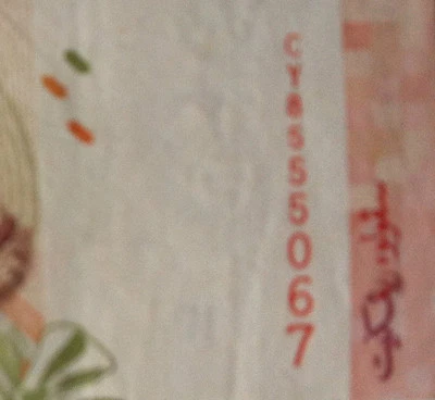 Jeti  $10 1st prefix  CY8555067! scare very nice - Image 1 of 3