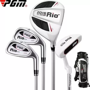 3-12 Age Boys Girls Kids Golf Club Full Sets Carbon Putter Bag Driver Iron Gift - Picture 1 of 30