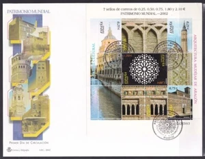 ESPAÑA - 2002  - Edifil 3936/3941 - Serie Completa - SPD - Sobre Primer Dia - Imagen 1 de 1