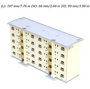 Kit de vivienda pública Greenmax 2216 escala N nuevo en caja edificios estructuras diseño diorama - Imagen 1 de 10