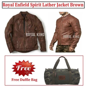 "ROYAL ENFIELD ""CHAQUETA DE ESPUMA ESPIRITUAL MARRÓN" - Imagen 1 de 10
