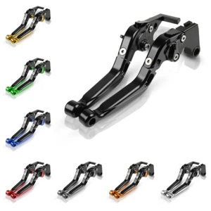 1 Pair Brake Clutch Levers for Kawasaki 1998-2003 Ninja ZX9R & 2004-2018 ZX10R - Picture 1 of 21