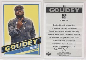 2020 Upper Deck Goodwin Champions Goudey Big Boi #G3