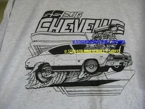 Pro Street 1968/69 Chevy Chevelle Men's 3XLarge T-Shirt SS 396 - Picture 1 of 2