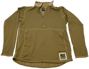 USMC Coyote FROG Waffle Fleece Half Zip Grid Marine Corp Shirt SM & MD - Damaged - Bild 1 von 21