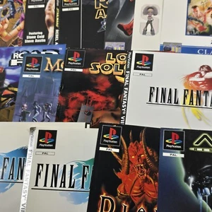 PS1 Playstation 1 Front Inlay Cover Spare Original Paperwork - Picture 1 of 15