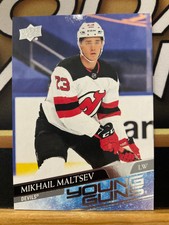 Mikhail Maltev Young Guns 2020-21 Upper Deck Extended Series Hockey Card #723