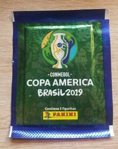 2019 Panini Copa America Bag Brazil Bustina Pochette Packet Pack Envelope 