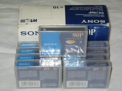 (9) Sony 90P DG90P DDS Cartridge Digital Data Storage Tape 2GB 90m Made USA NEW - Image 1 of 4