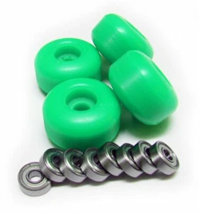 Ruote Skateboard Vuote + ABEC 9 Cuscinetti 54mm VERDE - Foto 1 di 1