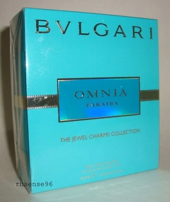 Bvlgari Omnia Paraiba The Jewel Charms Perfume EDT .84 oz Spray 25 ml Nuevo en caja Foto 1 de 2
