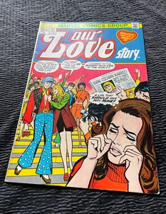 Our Love Story 21 Marvel February 1973 Romance Comic Book Rock Star Issue - Picture 1 of 4