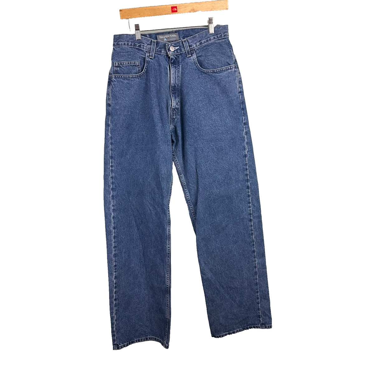 【希少】silver tab WIDE LEG LEVIS SilverTab '94 Baggy Jeans Men's Size 27x31 Straight