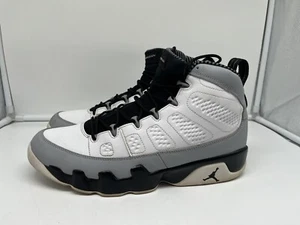 Nike Air Jordan 9 Retro Barons 2014 Größe 12 302370-106 grau weiß schwarz grau OG - Bild 1 von 15