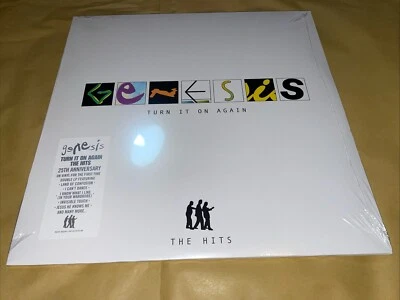 Genesis - Turn It On Again The Hits - 2xLP Clear Vinyl 25 Anniversary Sealed - Image 1 of 3