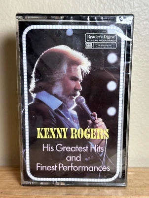 Kenny Rogers His Greatest Hits And Finest Performances Cassette Tape New, Sealed - Image 1 of 3