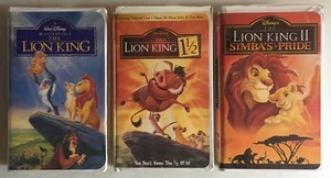 Disney Masterpiece VHS 3er Set Der König der Löwen, König der Löwen 1 1/2, König der Löwen 2 - Bild 1 von 9