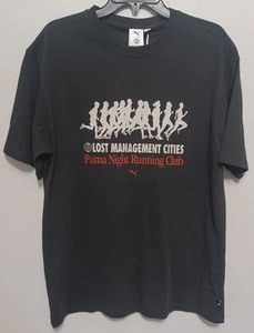 Puma & LMC Lost Management Cities Collaboration Men's Medium Black Tee Shirt NWT - Picture 1 of 12