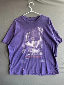 Vintage Paul Henderson Shirt Mens LArge Purple NHL Hockey Sports 90s THRASHED - Picture 1 of 7