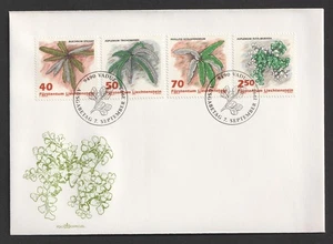 1992 Liechtenstein Ferns FDC. Vaduz First Day Cover - Picture 1 of 1