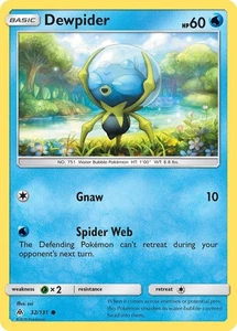 Dewpider 32/131 SM - Forbidden Light Pokemon Card NM - Picture 1 of 1