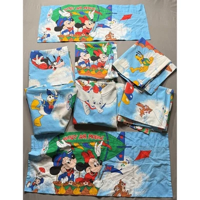 Vintage Disney Mickey Mouse Air Mobile Vorhänge - Bild 1 von 4