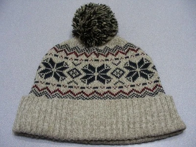OLD NAVY - Winter Print - Warm One Size Stocking Cap Beanie Hat! - Image 1 of 4
