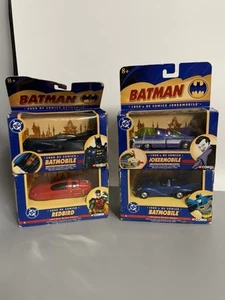 LOT OF 4 CORGI BATMOBILE JOKERMOBILE REDBIRD FREE SHIPPING !! - Picture 1 of 4