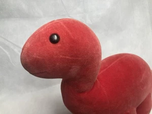 Vintage Manhattan Toy Company Brontosaurus Dinosaur Plush 17” 1984 Free Shipping - Picture 1 of 7