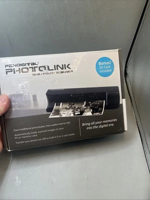 Pandigital Photolink One Touch Photo Scanner Bonus SD Card Model PANSCN01 NOB - Image 1 of 4