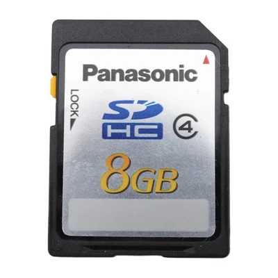 Panasonic 8GB SDHC Karte  Speicherkarte memory card - Image 1 of 2