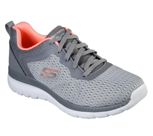Skechers Bountiful Quick Path Womens Grey Casual Sports Walking Trainers - Picture 1 of 4