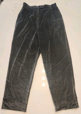 VTG Bernard Zins 100% Cotton High Waist Wide Leg Corduroy Pants Size 10 - Image 1 of 4