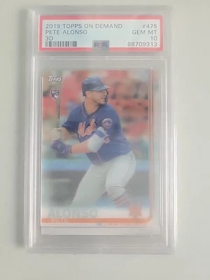 2019 Topps On Demand Pete Alonso 3D #475 PSA 10 New York Mets - Image 1 of 4
