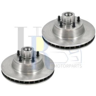 DuraGo 2pcs Front Disc Brake Rotor and Hub Assembly for Dodge B100 1975-1980 - Image 1 of 3