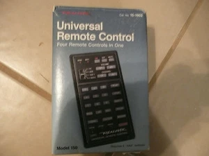 Vintage Realistic URC-150 Universal Remote Control Manual Box 15-1902 NEW - Picture 1 of 7