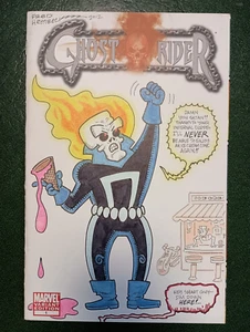 Fred Hembeck Original Comic Book Art Ghostrider 1 leere Variante Marvel - Bild 1 von 3