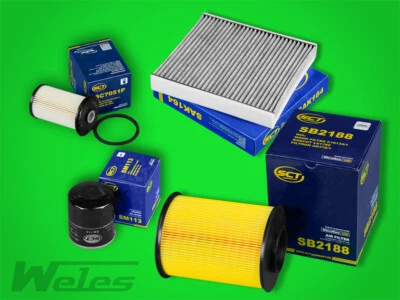 FILTERSATZ FILTERSET FORD FOCUS II 1,8 TDCi mit Diesel und Aktivkohlefilter - Bild 1 von 4