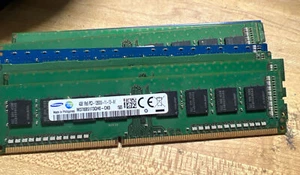 lot of 9 Micron / SK Hynix / Samsung 4GB 1Rx8 PC3 12800U-11-13-A1 Desktop RAM - Picture 1 of 3