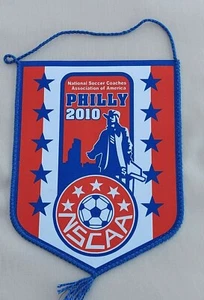 NSCAA National Soccer Coaches Association of America football pennant 17 x 13 cm - Picture 1 of 2