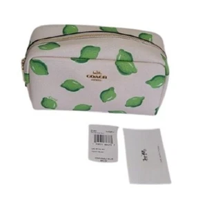 Estuche de cosméticos cuadrado pequeño con estampado Coach - Imagen 1 de 6
