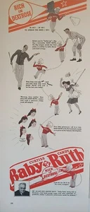 Anuncio de barra de caramelo Baby Ruth 1942 vintage. Dr Allen Roy Dafoe. caramelo saludable. - Imagen 1 de 1