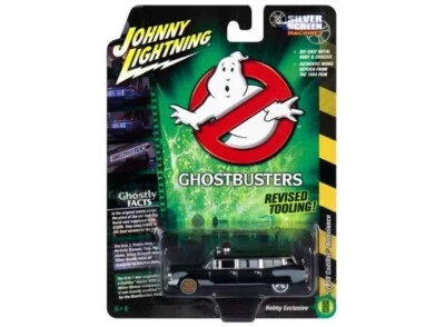 Modellino Diecast Cadillac Black Ghostbusters Pre-Ecto Siver Screen Series  1/64 - Immagine 1 di 4