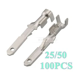 2,8mm Crimpkontakte Stiftkontakte Stecker Pin Kontakt für Auto/Kfz Stecker - Picture 1 of 2